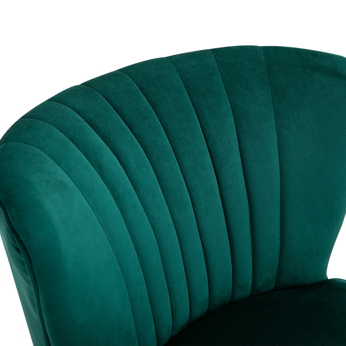 Velvet Accent Chair 57cm Wide With Wooden Legs in Set Of 2 - Velmora