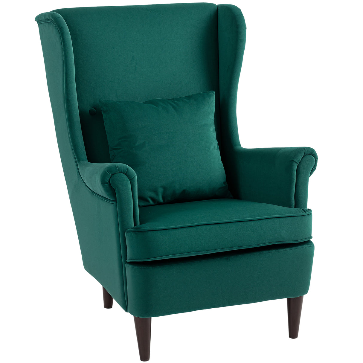 Velvet Accent Chair 75cm Wide - Velmora