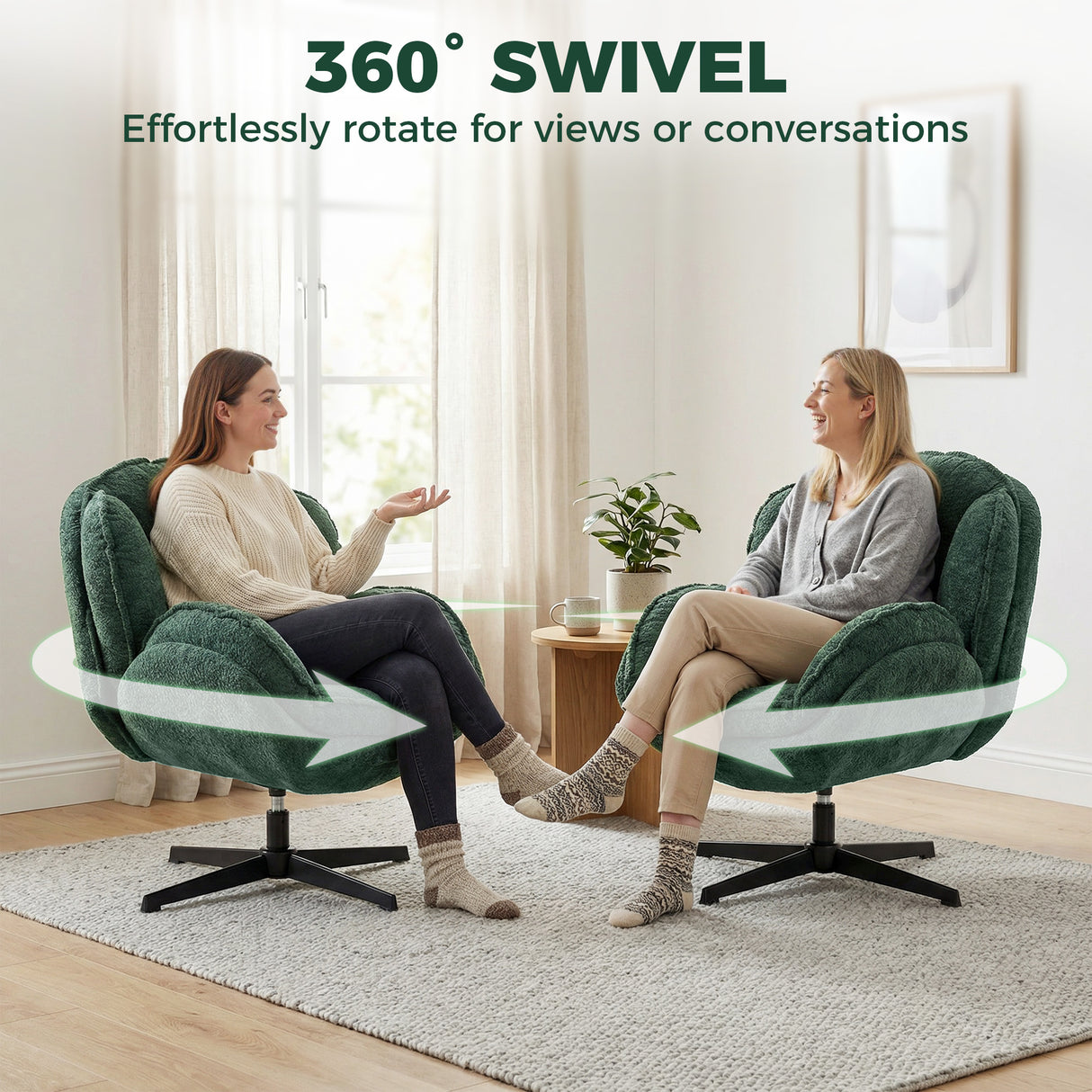 Velvet Accent Chair 76cm Wide - Velmora
