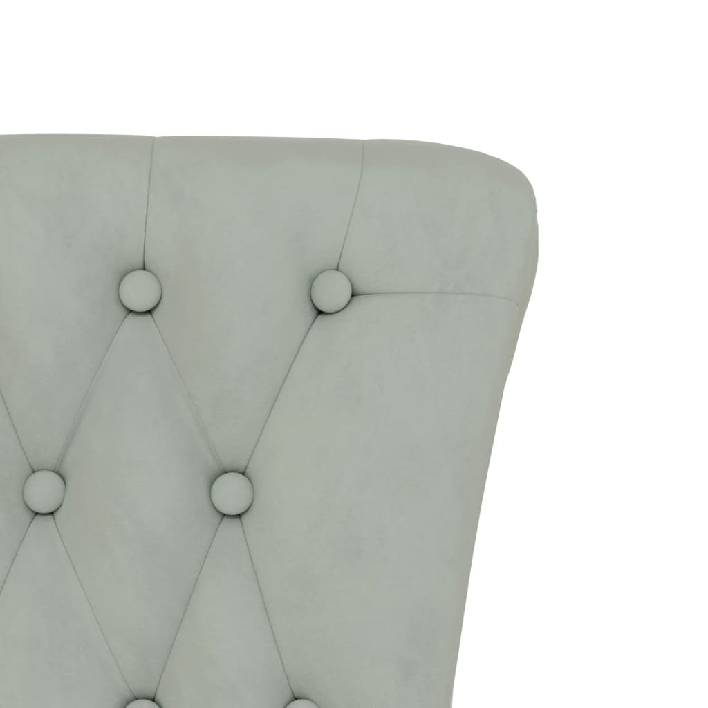 Velvet Accent Chair High Back Button Design - Vantage Home