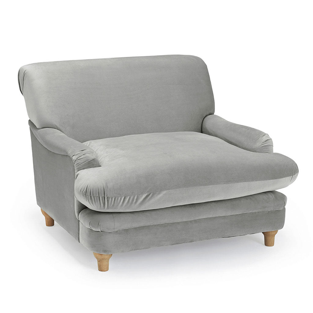 Velvet Accent Chair - Plumpton