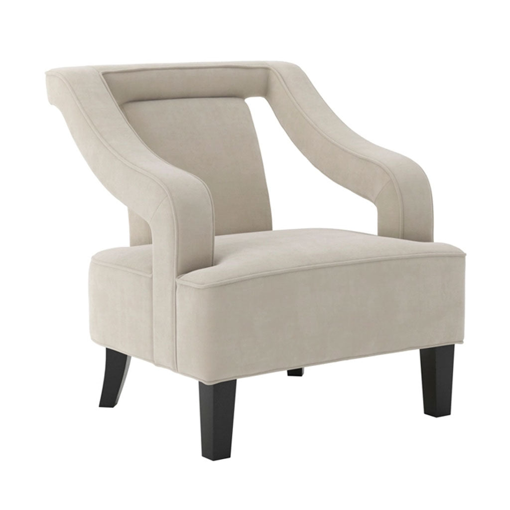 Velvet Accent Chair - Sofia