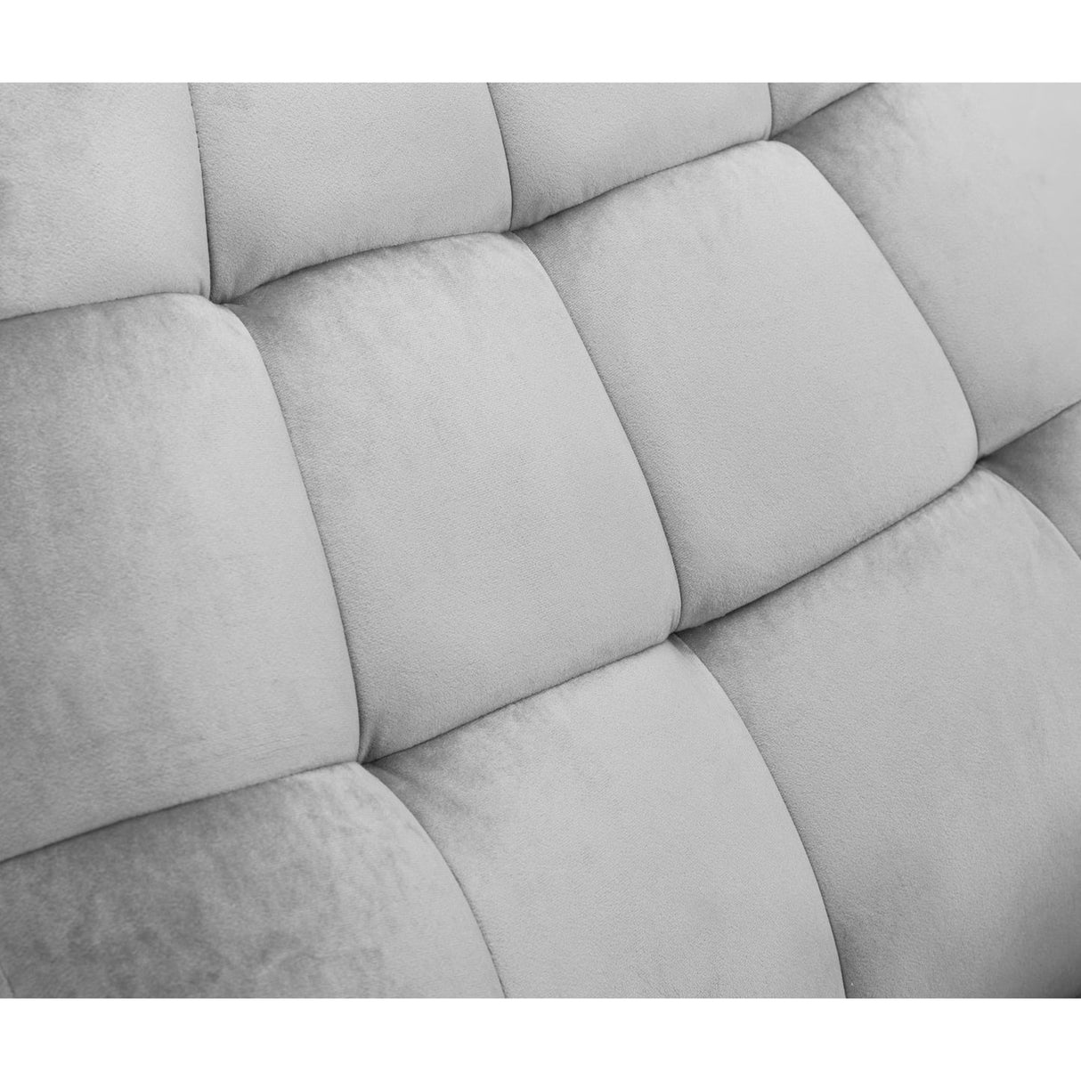 Velvet Accent Chair With Metal Frame - Lucerne