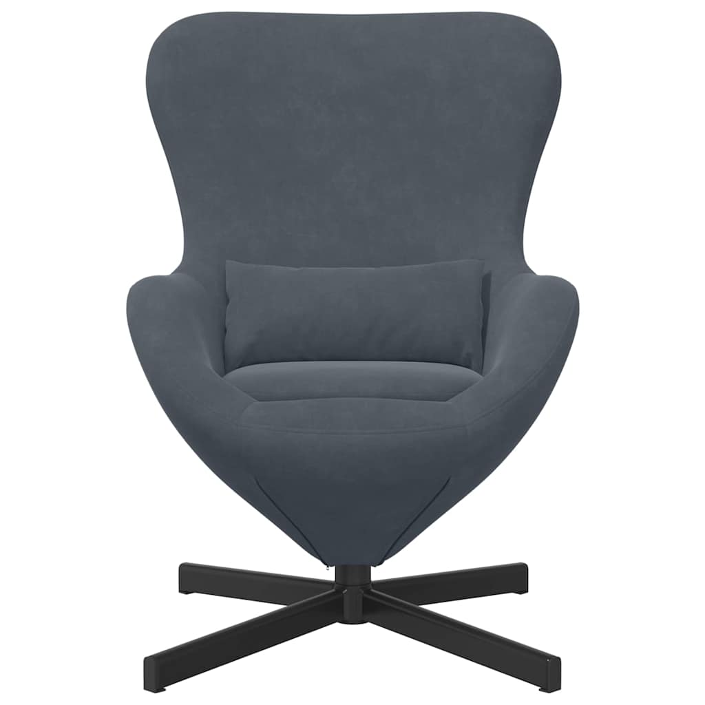 Velvet Armchair With Black Legs - Vantage Home