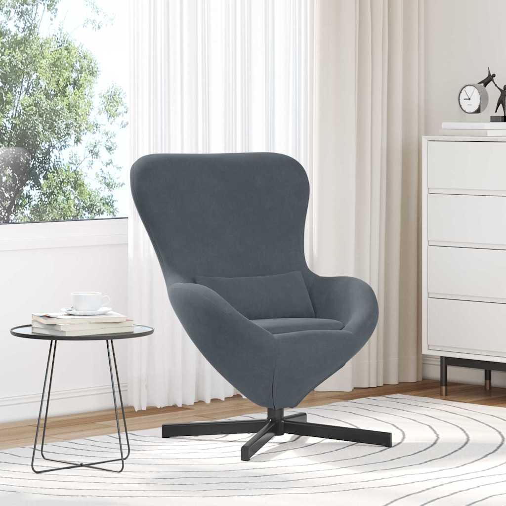 Velvet Armchair With Black Legs - Vantage Home