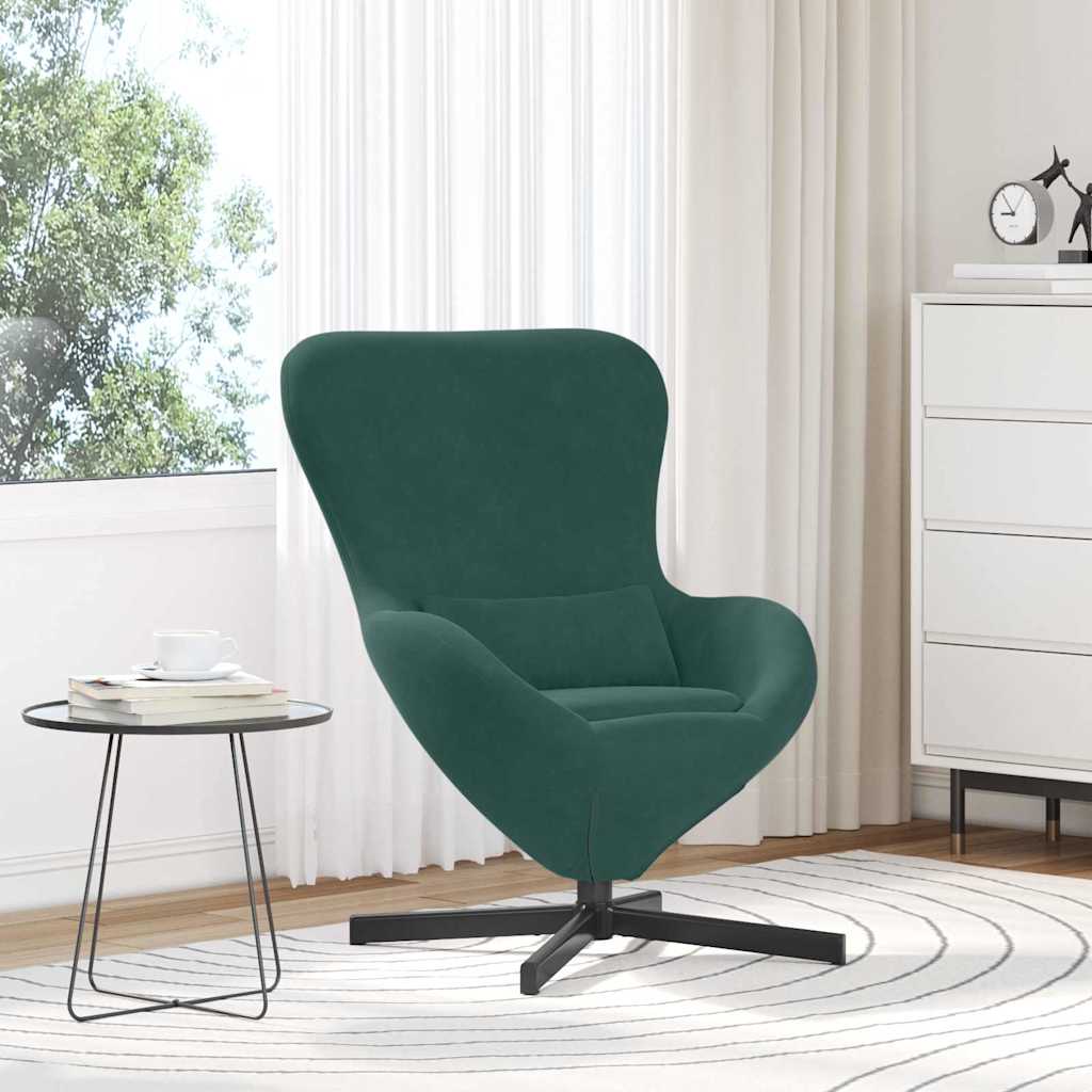 Velvet Armchair With Black Legs - Vantage Home