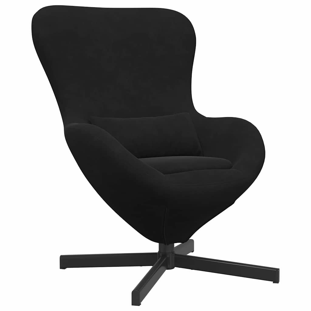 Velvet Armchair With Black Legs - Vantage Home