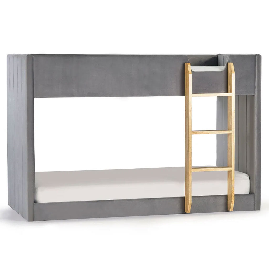 Velvet Bunk Bed With Ladder - Daytona