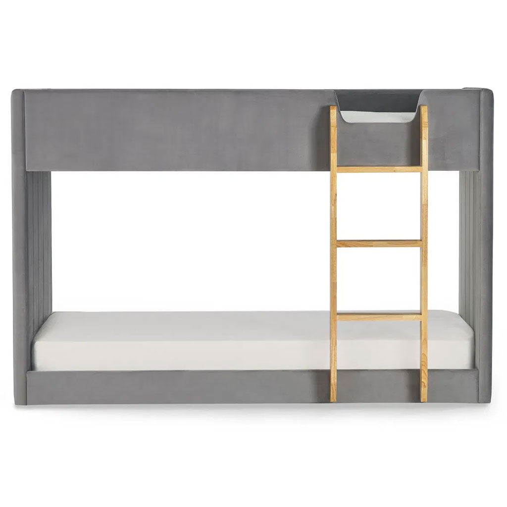 Velvet Bunk Bed With Ladder - Daytona