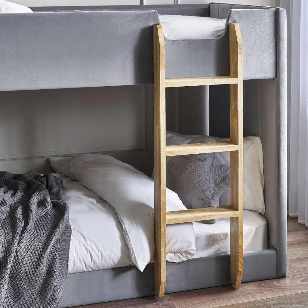 Velvet Bunk Bed With Ladder - Daytona
