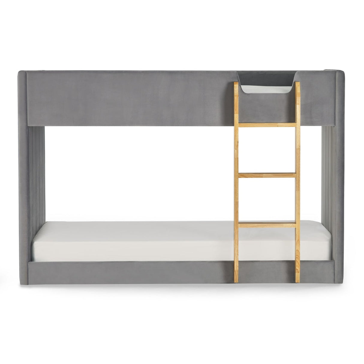 Velvet Bunk Bed With Ladder - Daytona