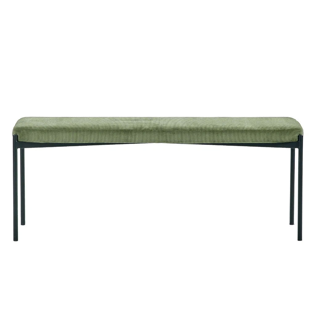 Velvet Dining Bench for 2 People - Leonie