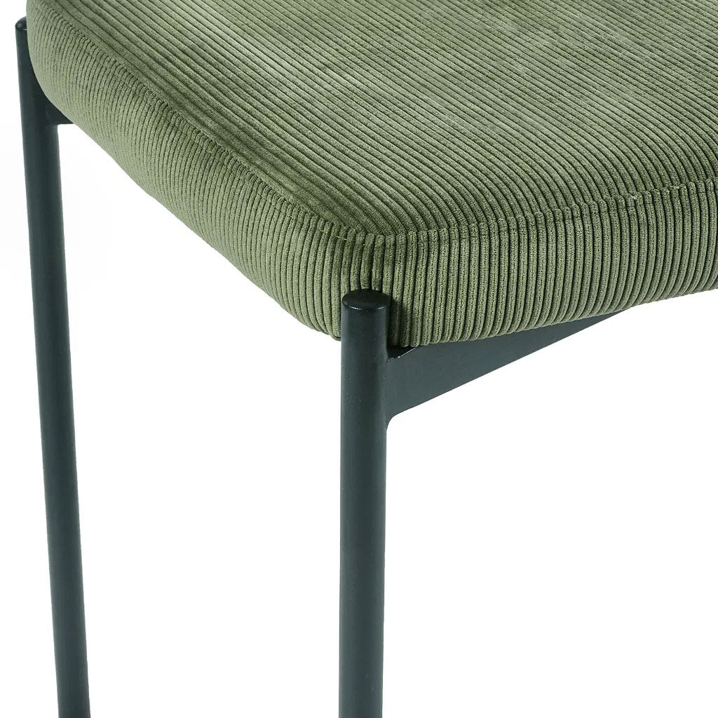 Velvet Dining Bench for 2 People - Leonie