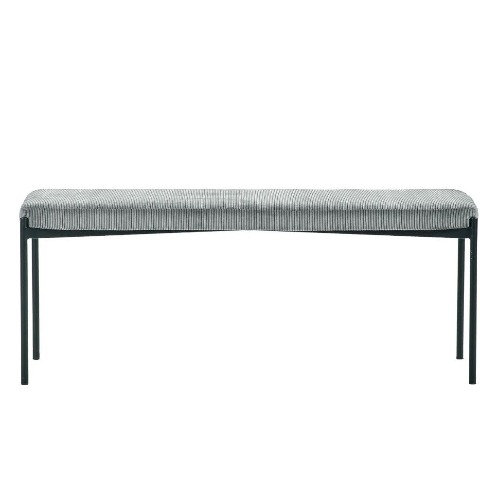 Velvet Dining Bench for 2 People - Leonie