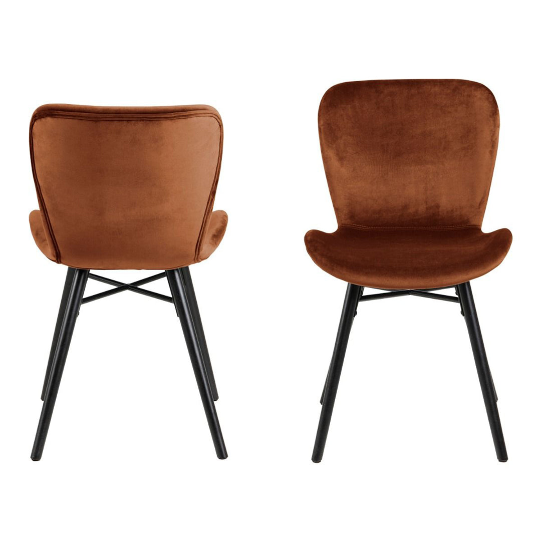 Velvet Dining Chairs in Set Of 2 - Batilda