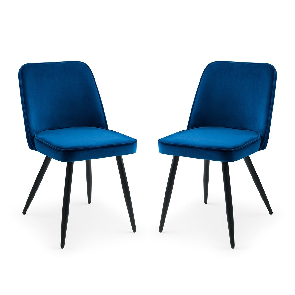 Velvet Dining Chairs in Set Of 2 - Burgess