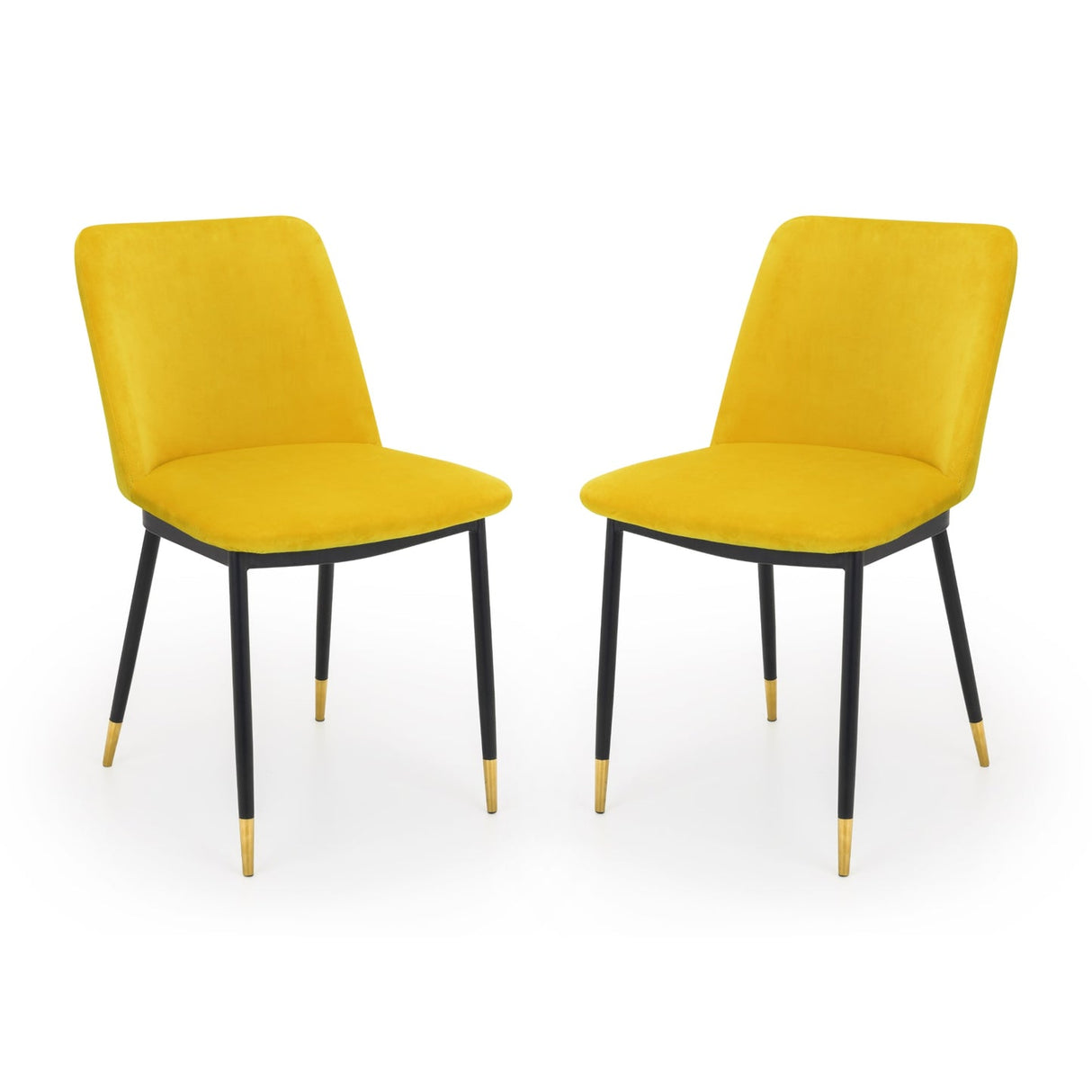Velvet Dining Chairs in Set Of 2 - Delaunay