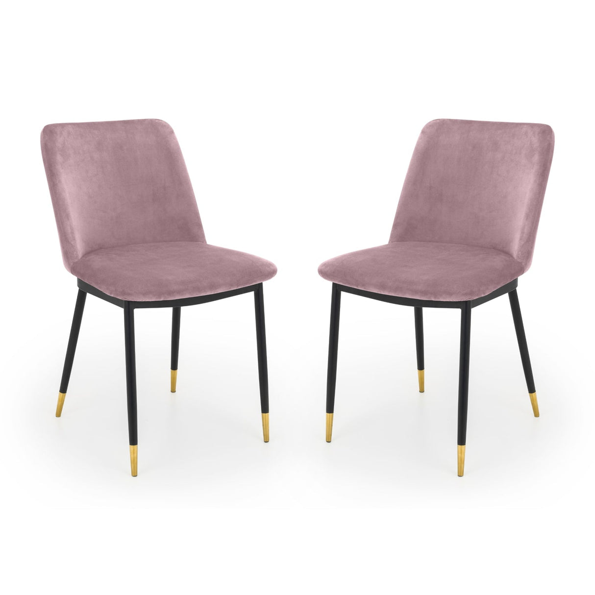 Velvet Dining Chairs in Set Of 2 - Delaunay
