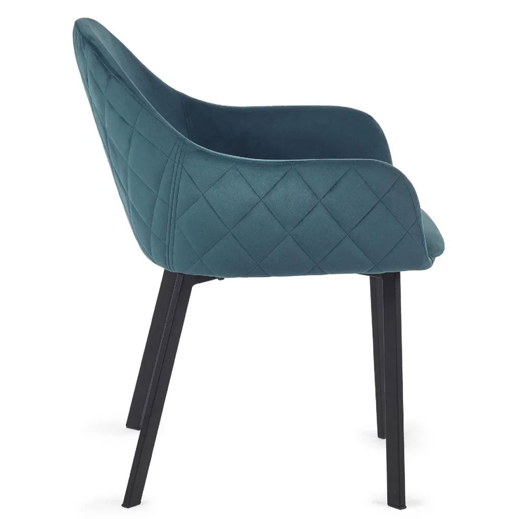 Velvet Dining Chairs in Set Of 2 - Lima