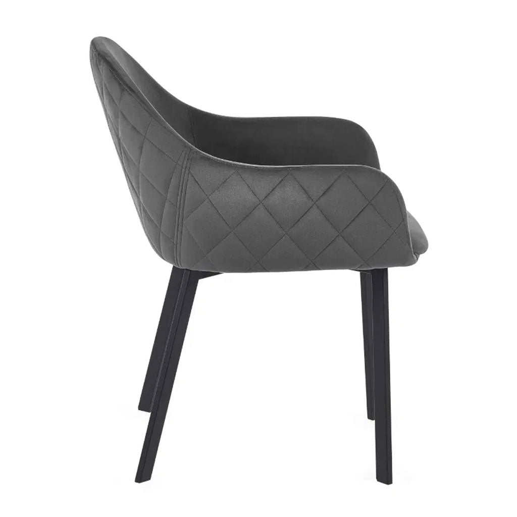 Velvet Dining Chairs in Set Of 2 - Lima