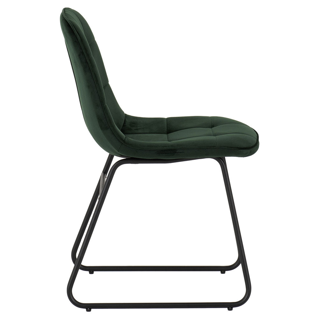 Velvet Dining Chairs in Set Of 2 - Lukas