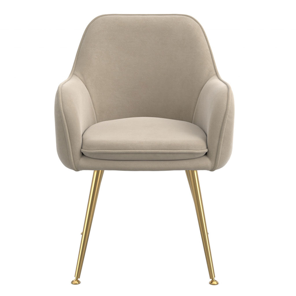 Velvet Dining Chairs in Set Of 2 - Tara