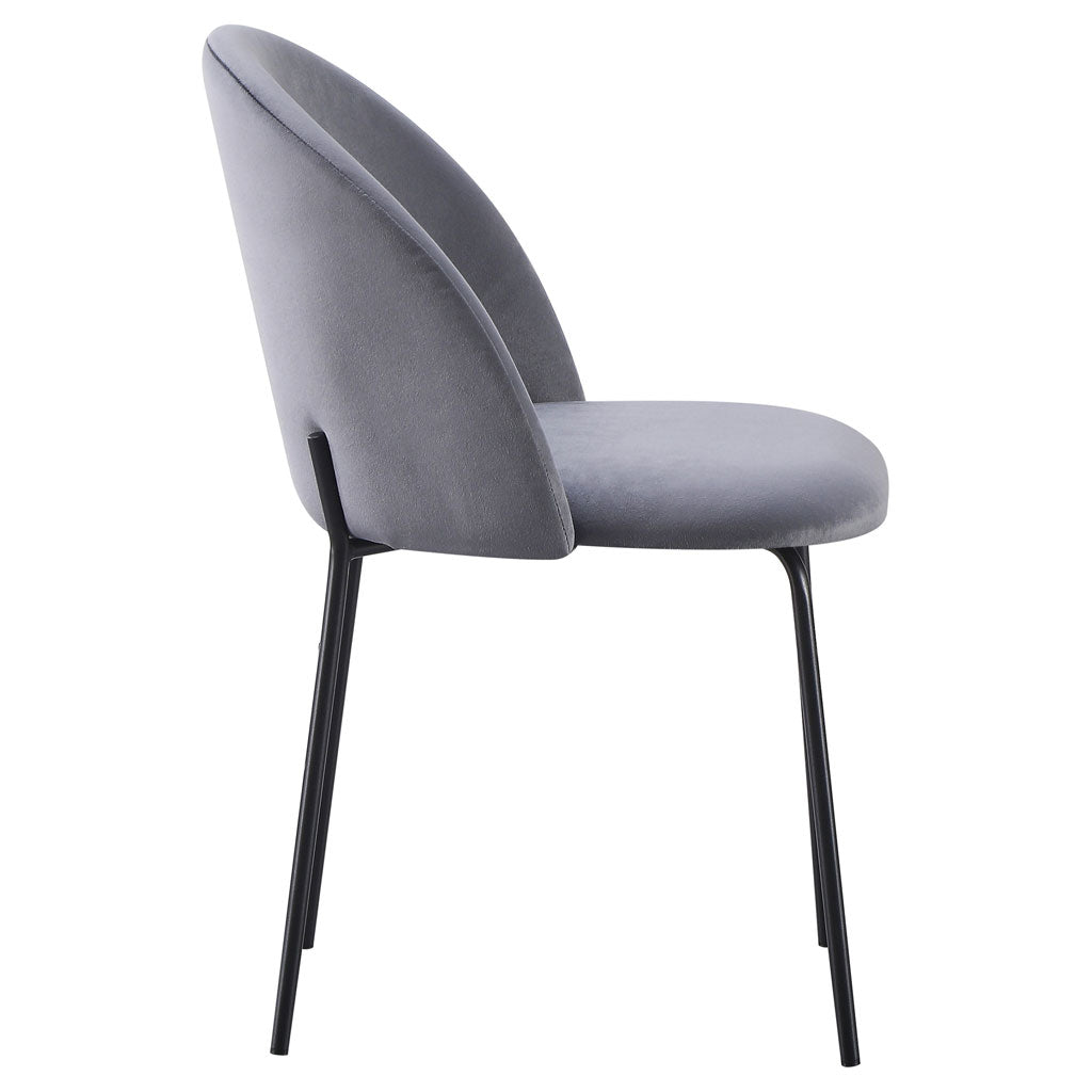 Velvet Dining Chairs in Set Of 4 - Boston