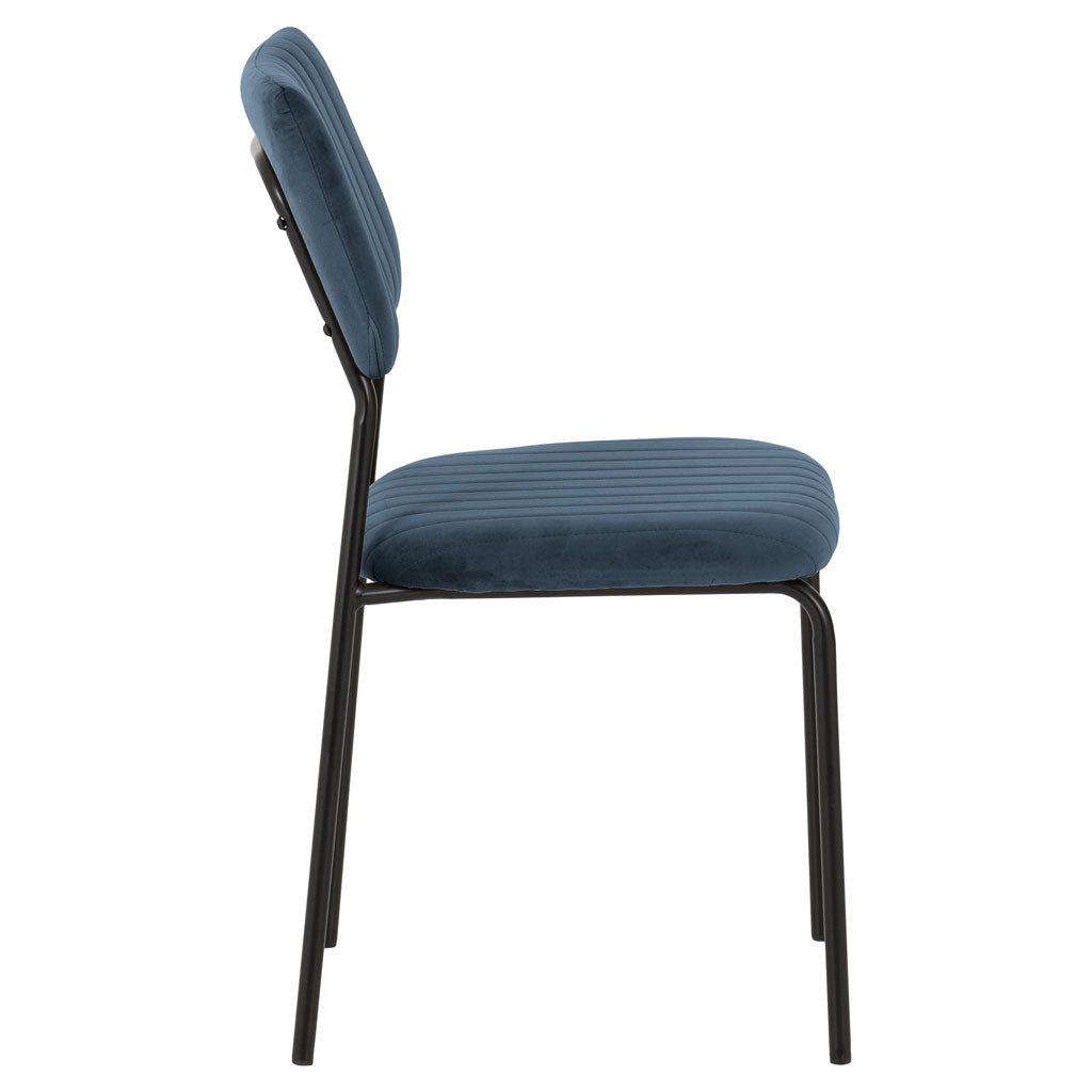 Velvet Dining Chairs in Set Of 4 - Sheldon