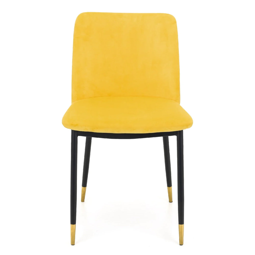 Velvet Dining Chairs in Set Of 2 - Delaunay