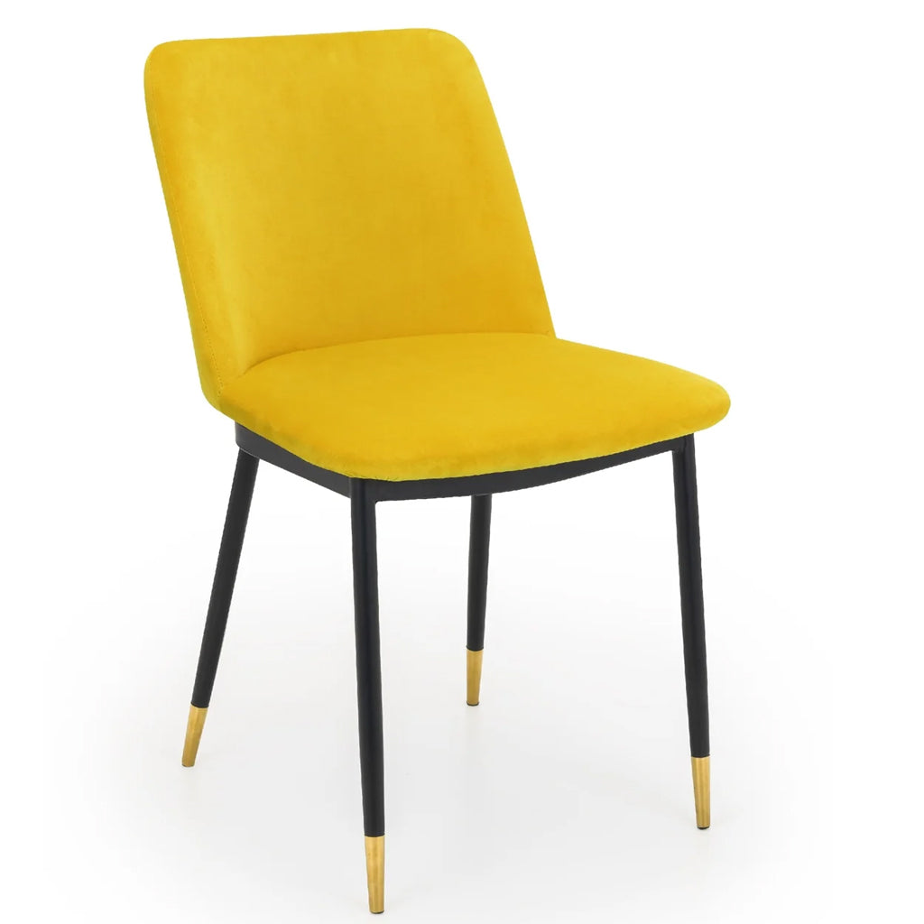 Velvet Dining Chairs in Set Of 2 - Delaunay