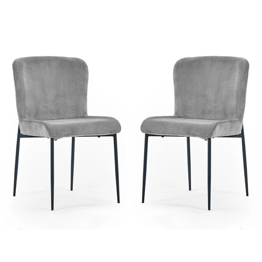 Velvet Dining Chairs in Set Of 2 - Leonie