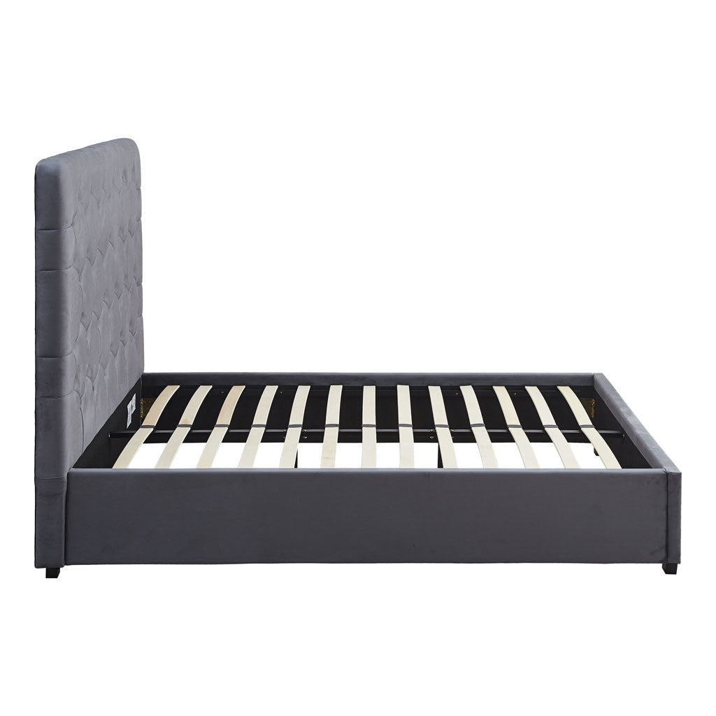 Velvet Double Bed - Madison