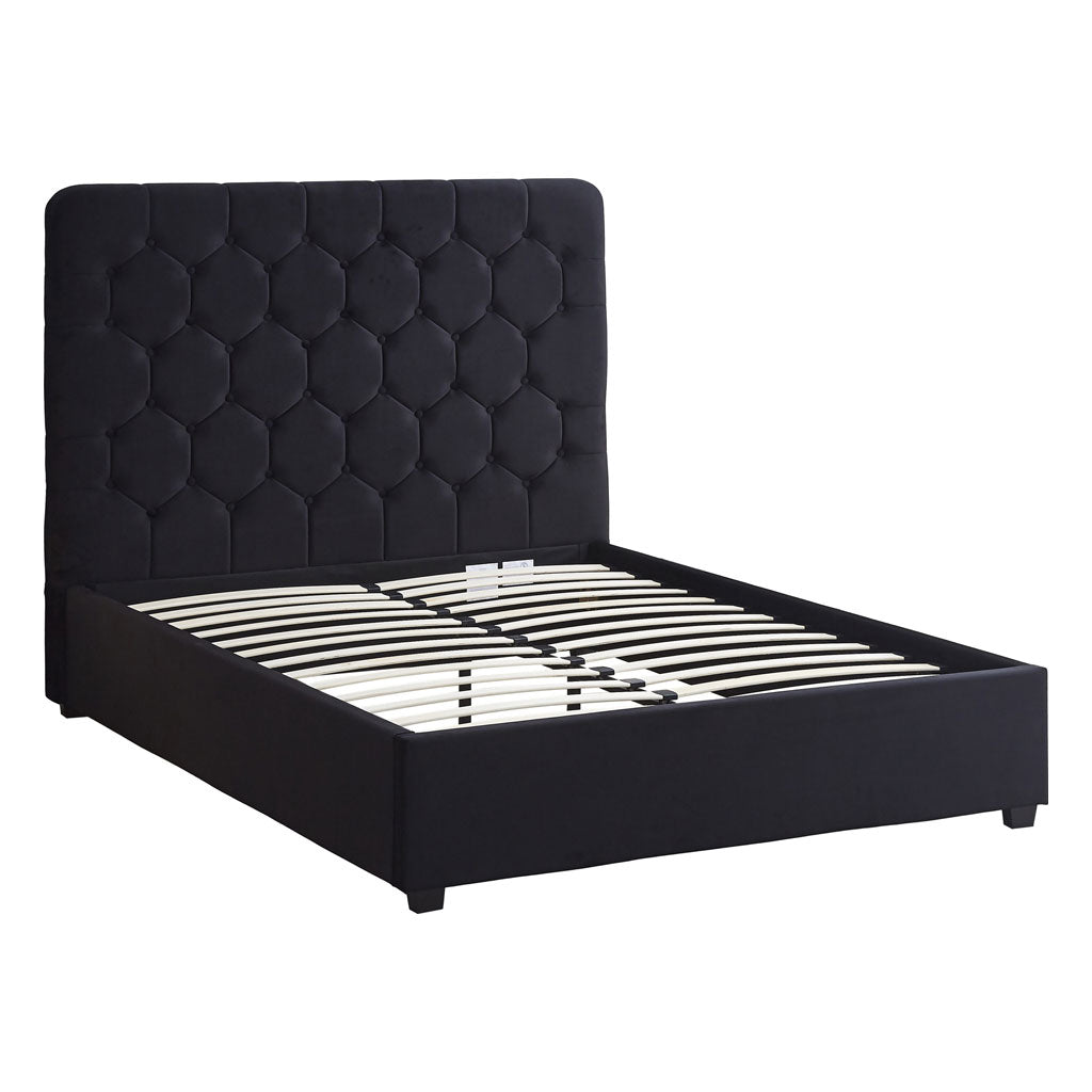 Velvet Double Bed - Madison