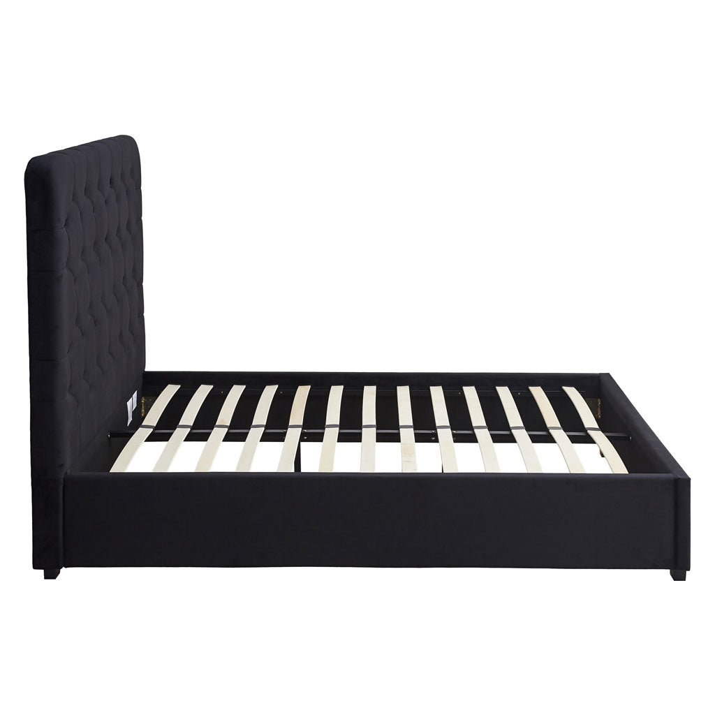 Velvet Double Bed - Madison