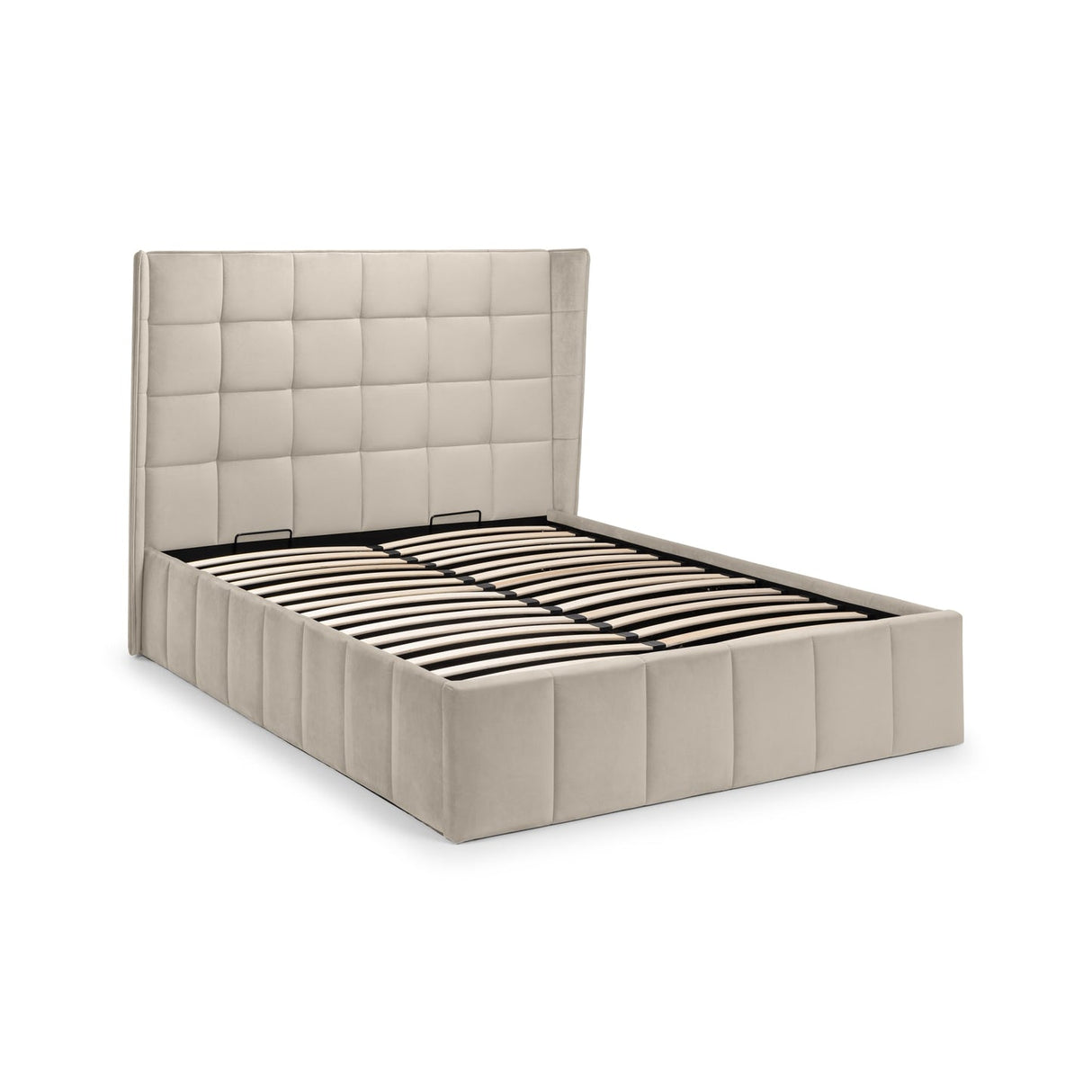 Velvet Double Ottoman Storage Bed - Gatsby