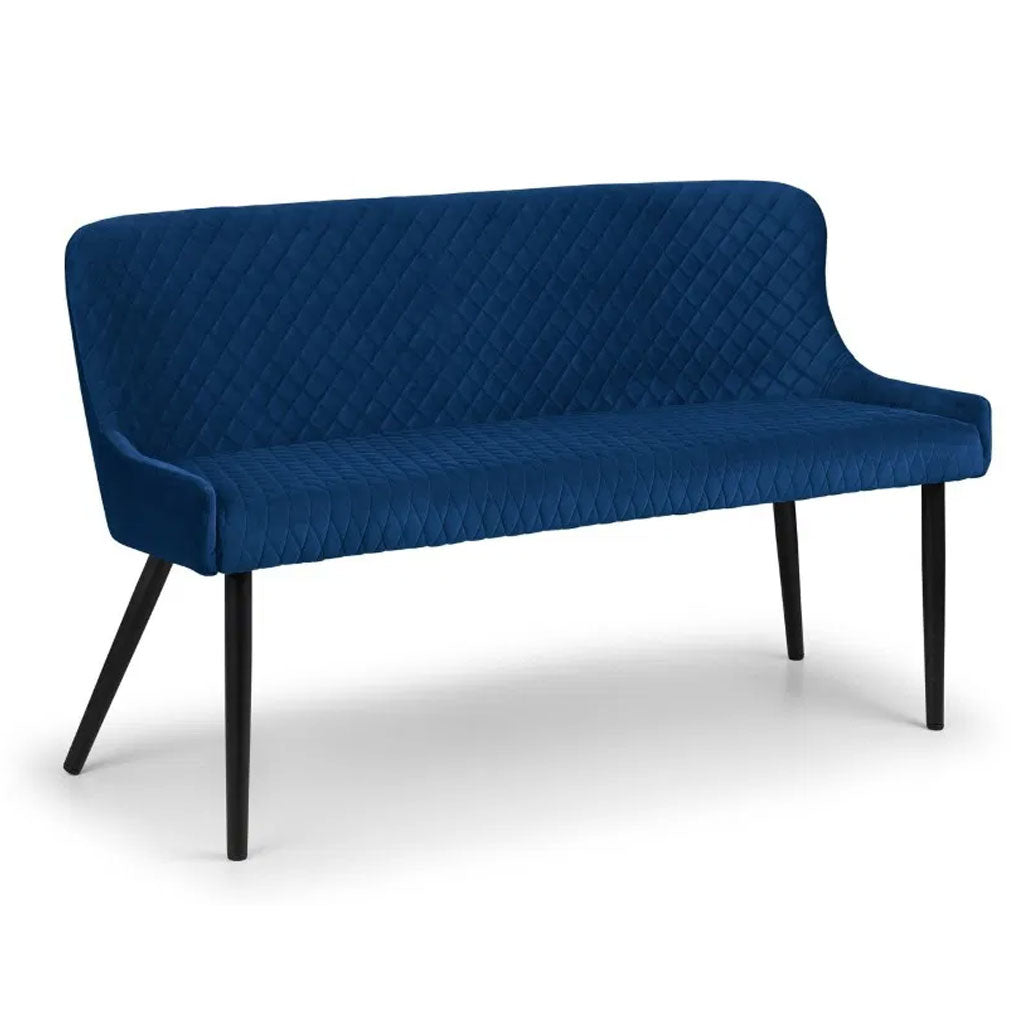 Velvet Hallway Seating Bench High Back - Luxe