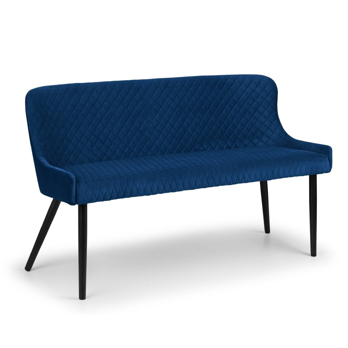 Velvet Hallway Seating Bench High Back - Luxe