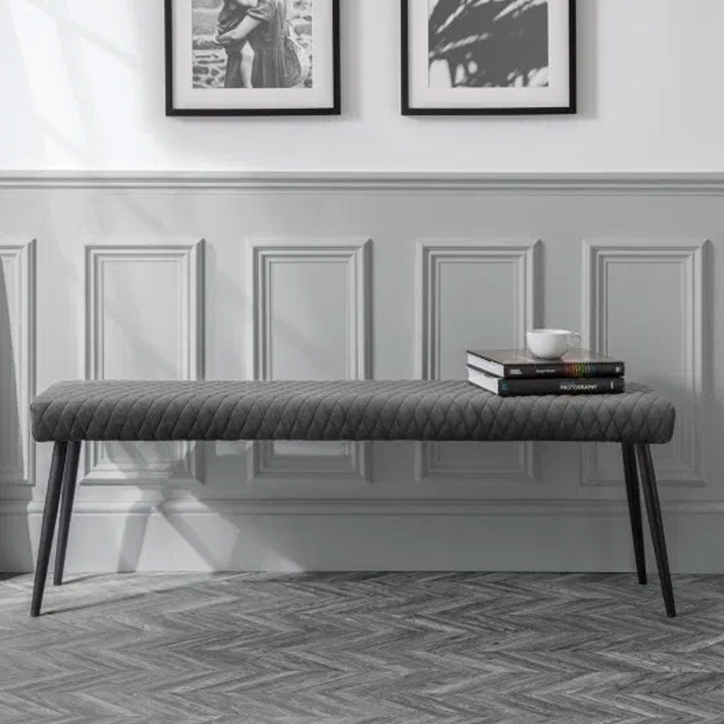Velvet Hallway Seating Bench - Luxe