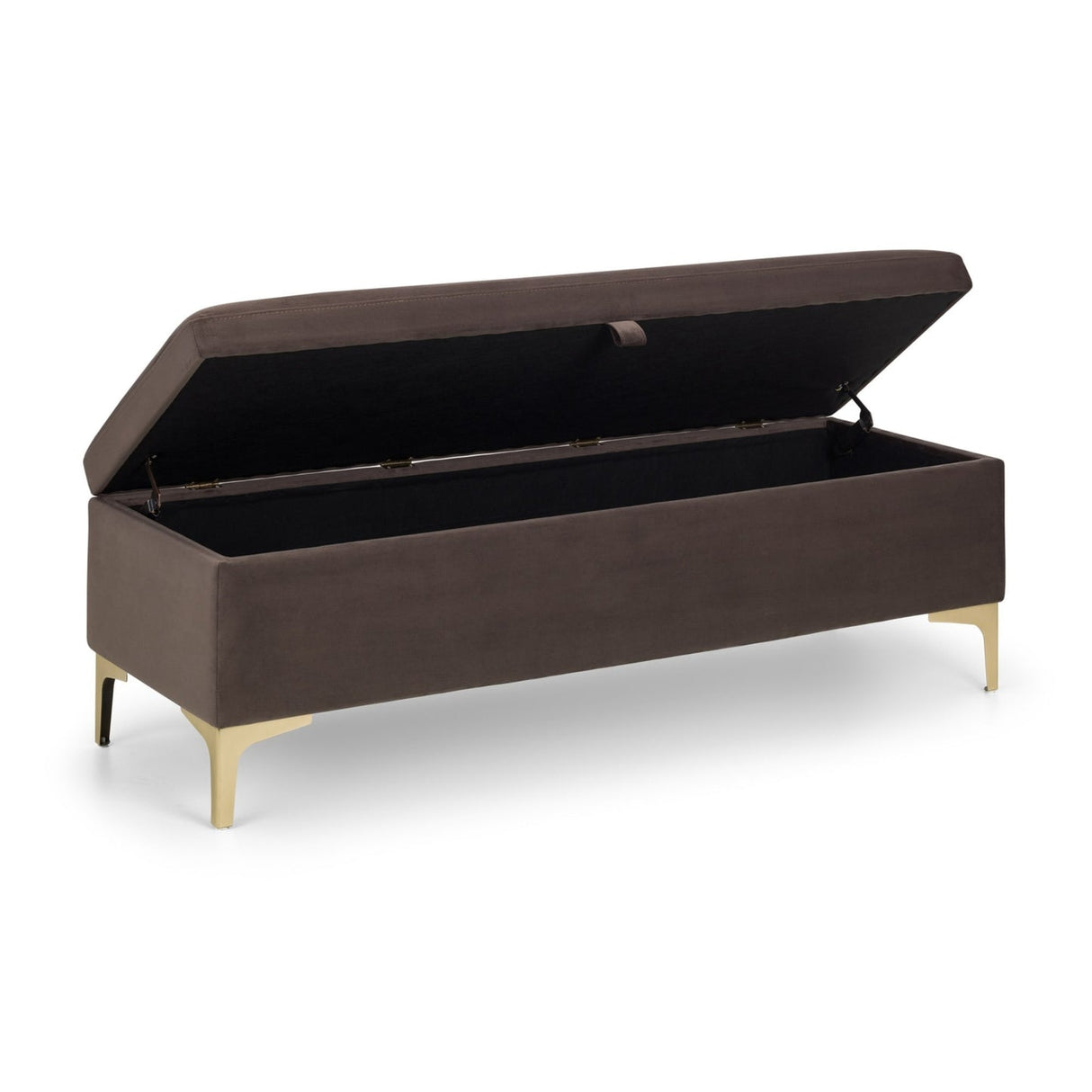 Velvet Hallway Seating Bench With Storage - Deco
