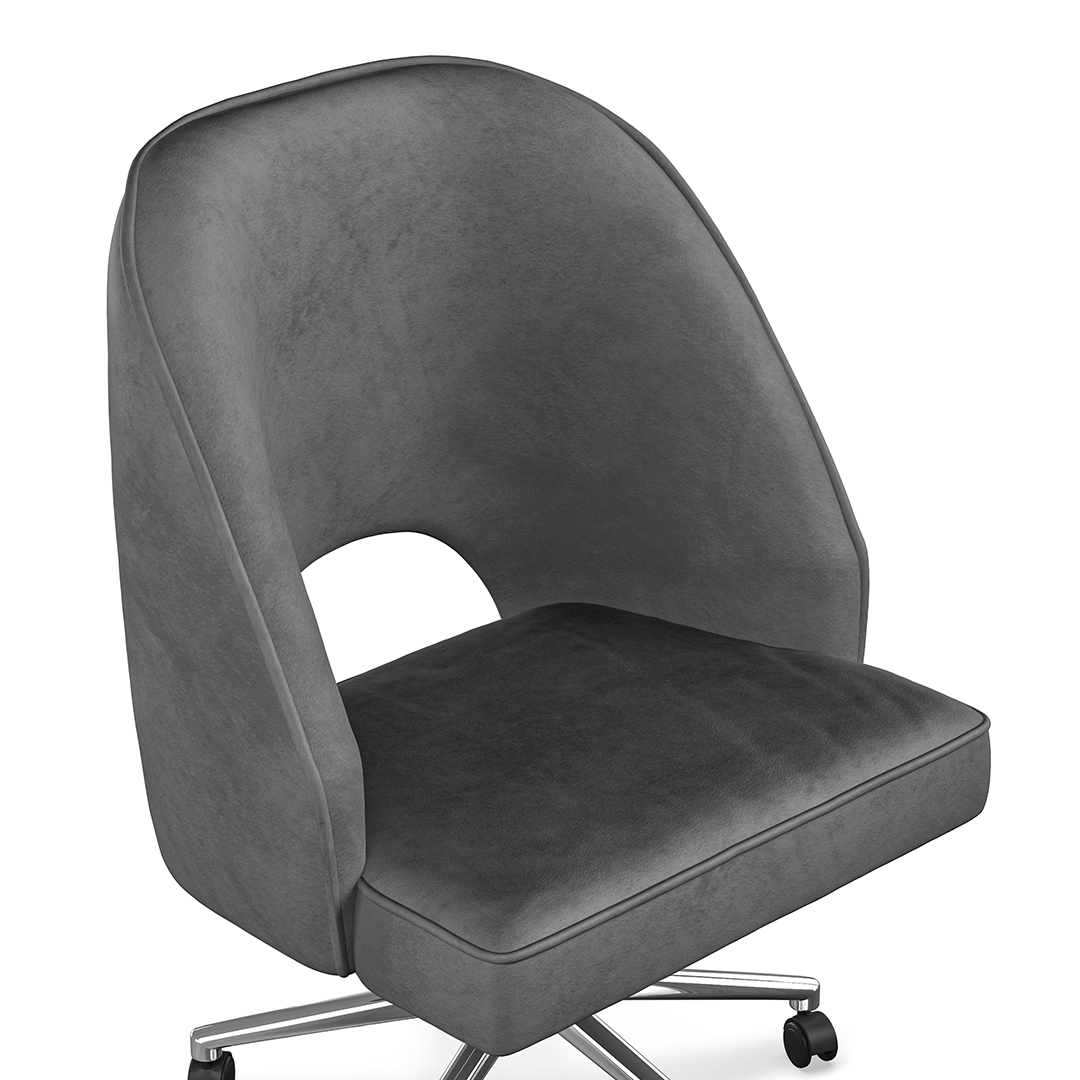 Velvet Home And Office Chair - Chelsey