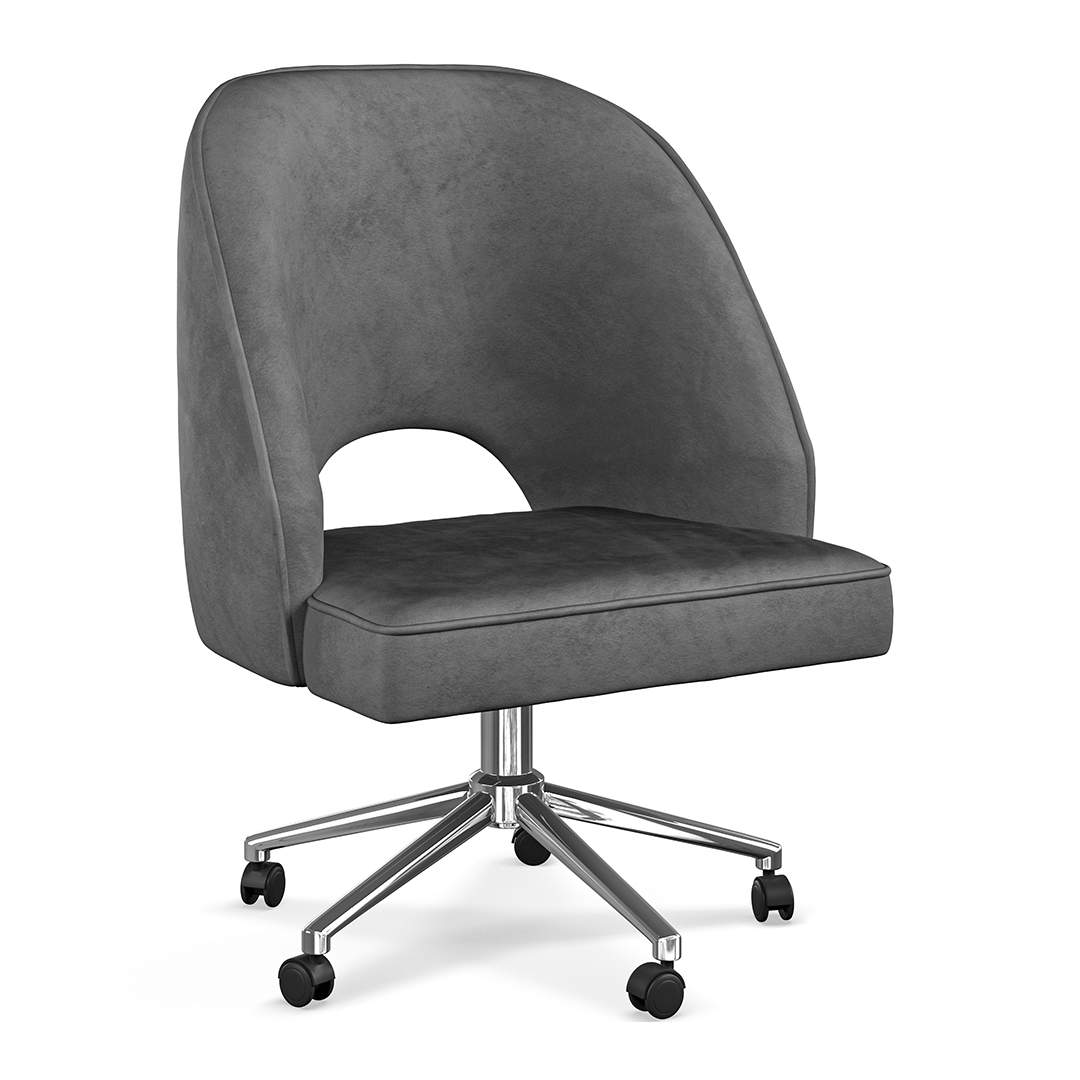 Velvet Home And Office Chair - Chelsey