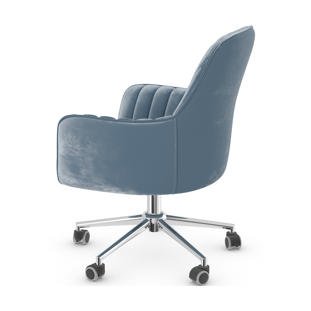 Velvet Home And Office Chair - Claremont