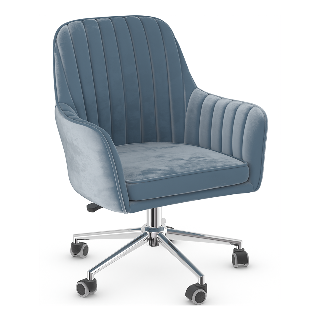 Velvet Home And Office Chair - Claremont