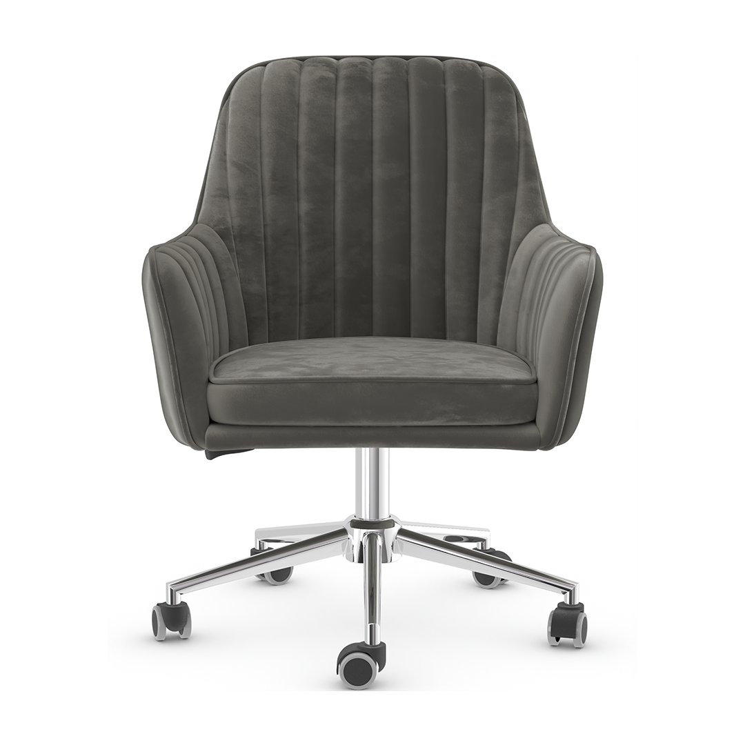 Velvet Home And Office Chair - Claremont