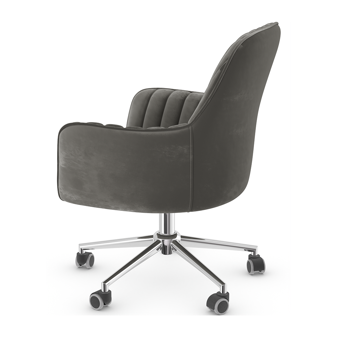 Velvet Home And Office Chair - Claremont