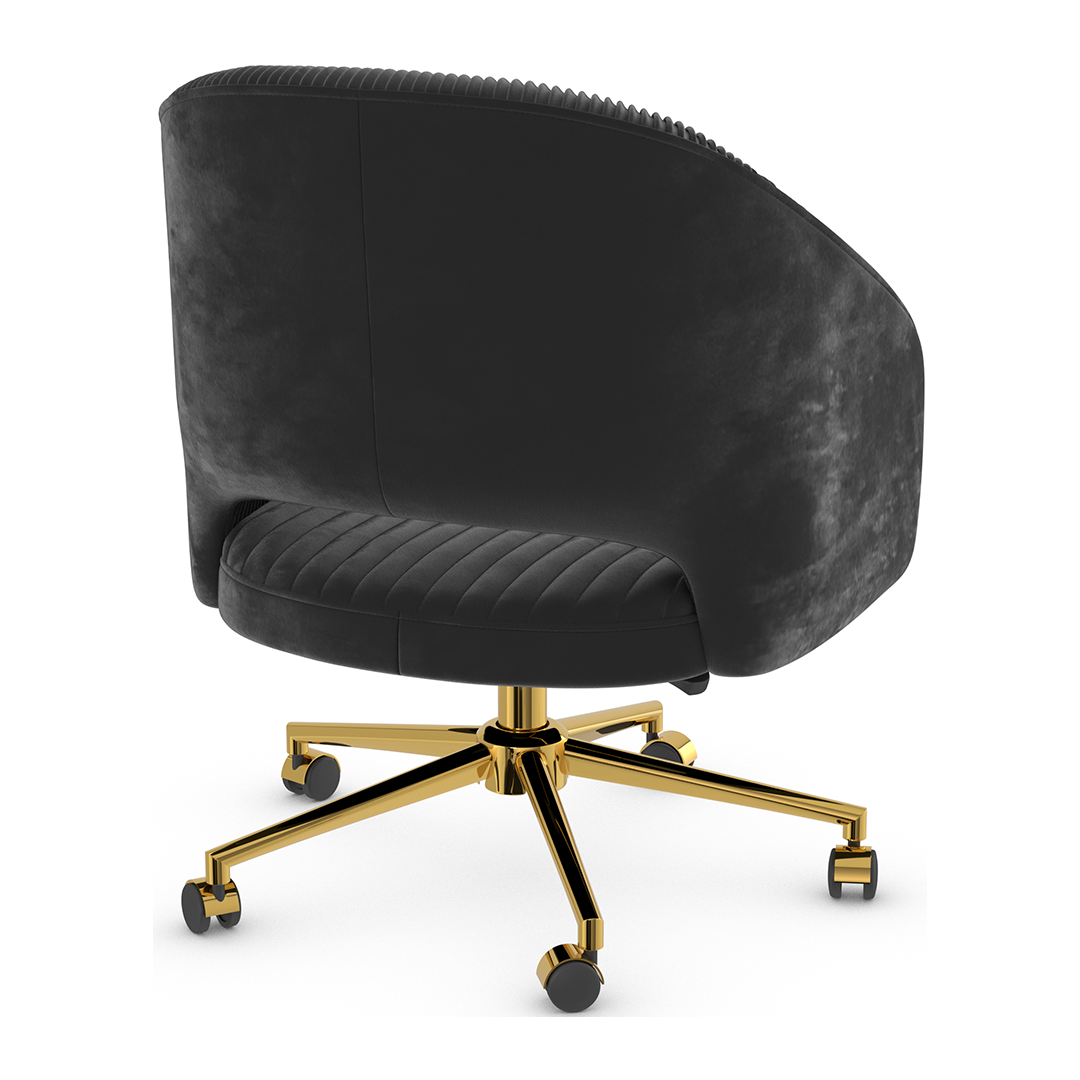 Velvet Home And Office Chair - Coburn