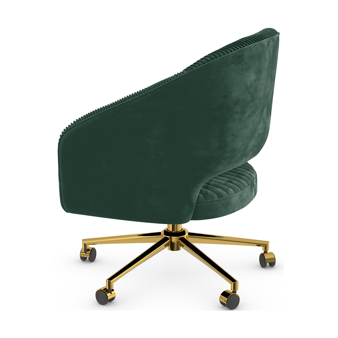 Velvet Home And Office Chair - Coburn