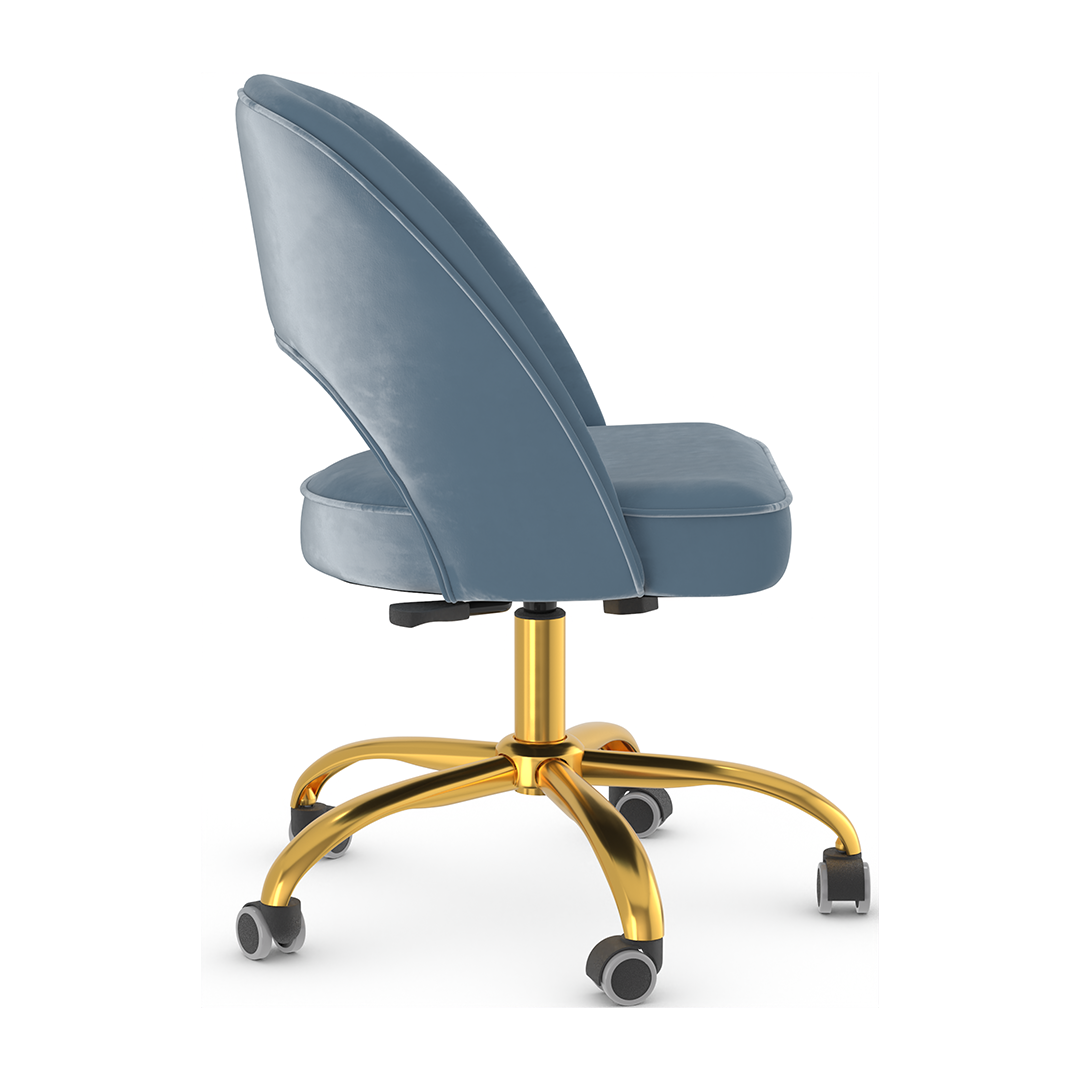 Velvet Home And Office Chair - Sandley