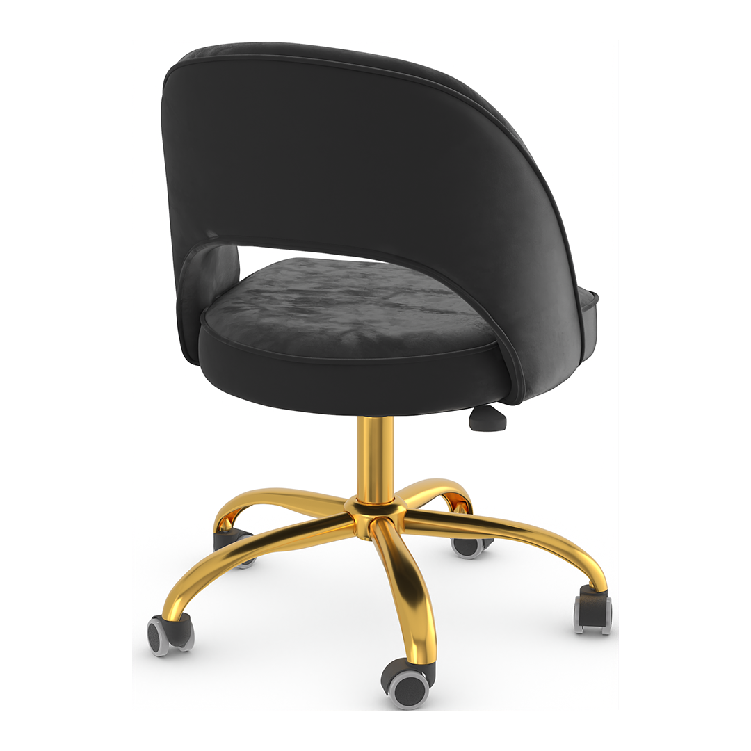 Velvet Home And Office Chair - Sandley