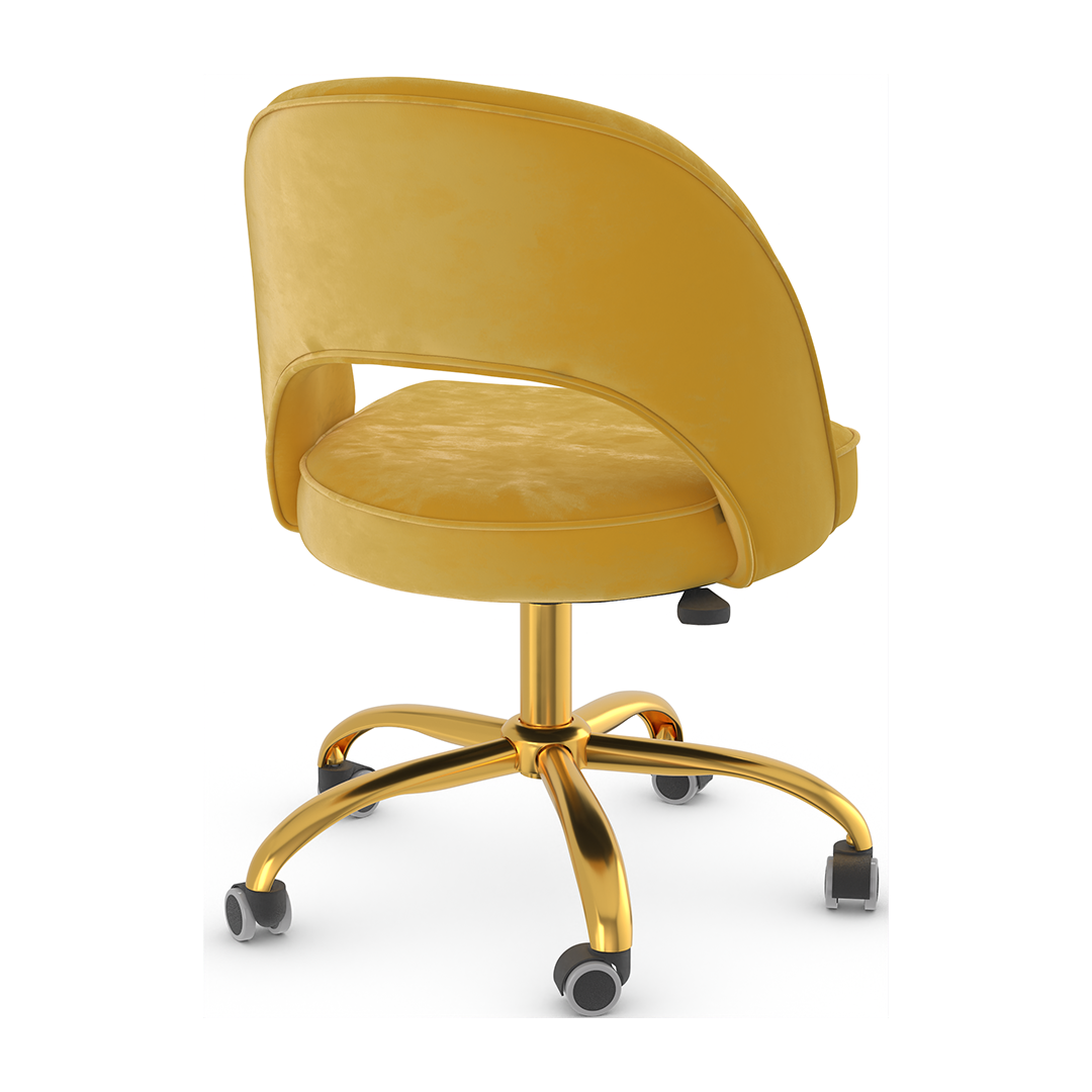 Velvet Home And Office Chair - Sandley